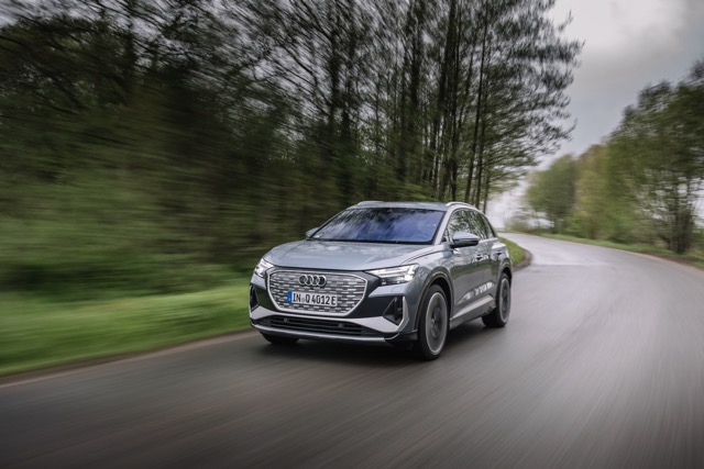 Audi Q4 E Tron Road View